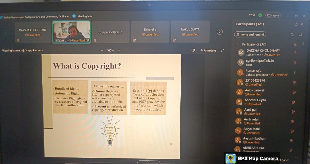 Empowering Minds: TRCAC’s Insightful Workshop on Intellectual Property Rights