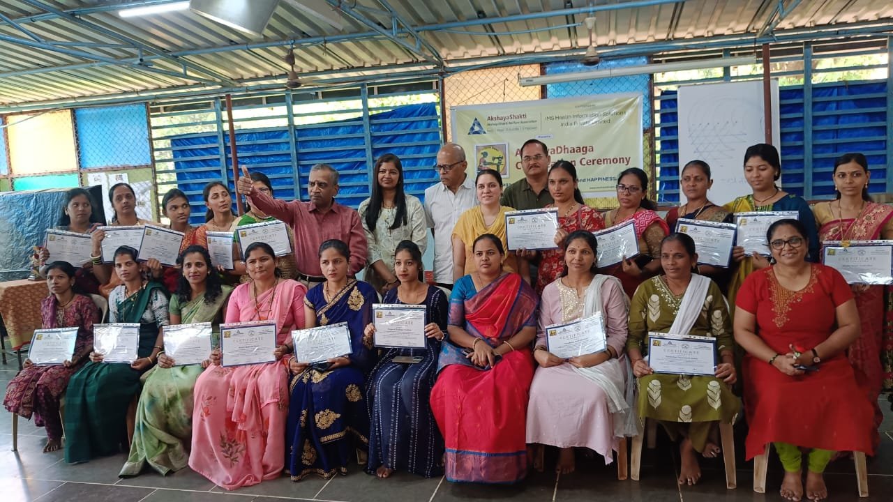 AkshayaDhaaga Certification Ceremony Celebrates Women’s Empowerment