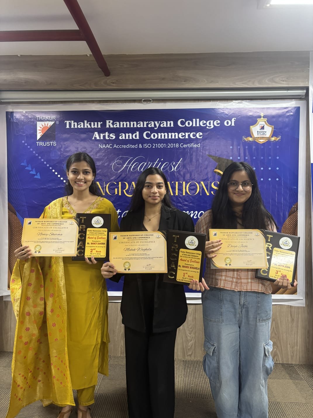 SYJC Arts Topper's