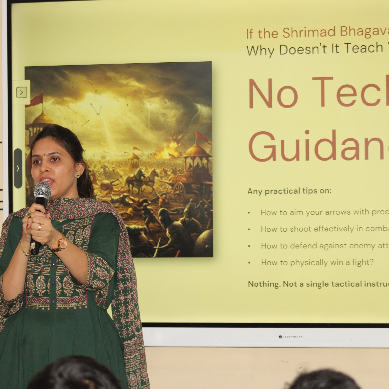 BCOM – “Arjuna’s Case Study: Overcoming Stress Without Medicine in Ancient India”