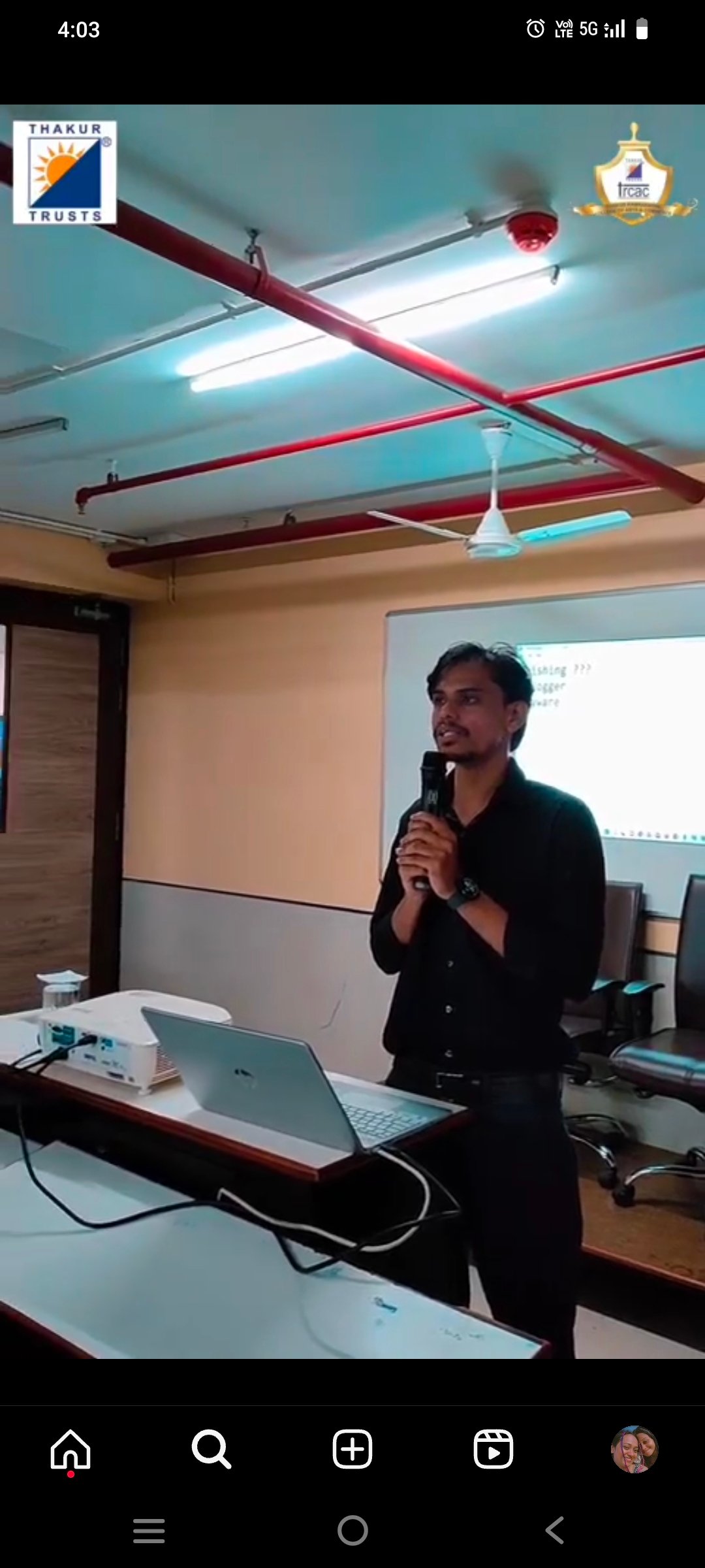 B.Sc (I.T.) & B.Sc (C.S.) DEPARTMENT ORGANISED SEMINAR  -   "Ethical Hacking & CyberSecurity"