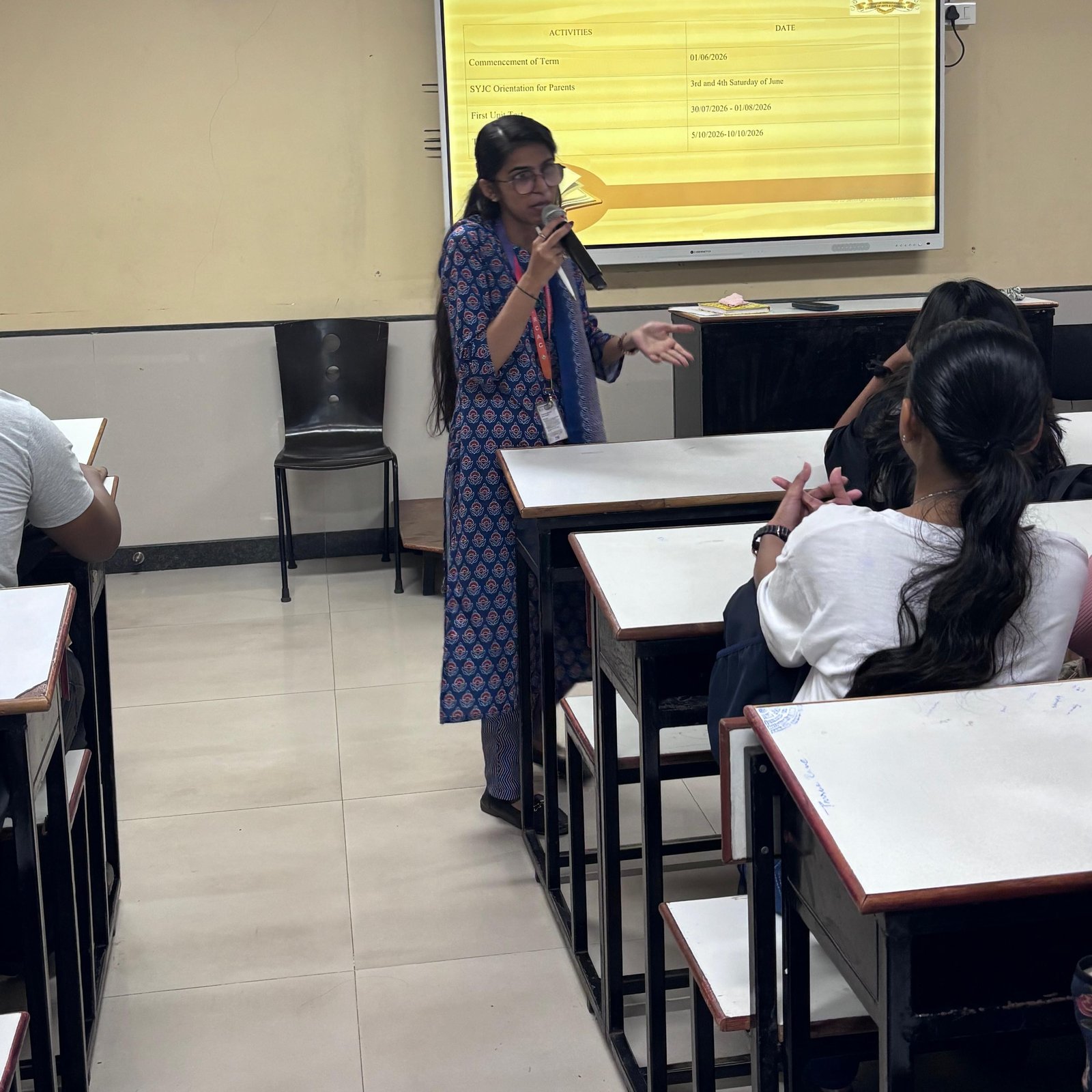 SYJC Students' Induction Programme