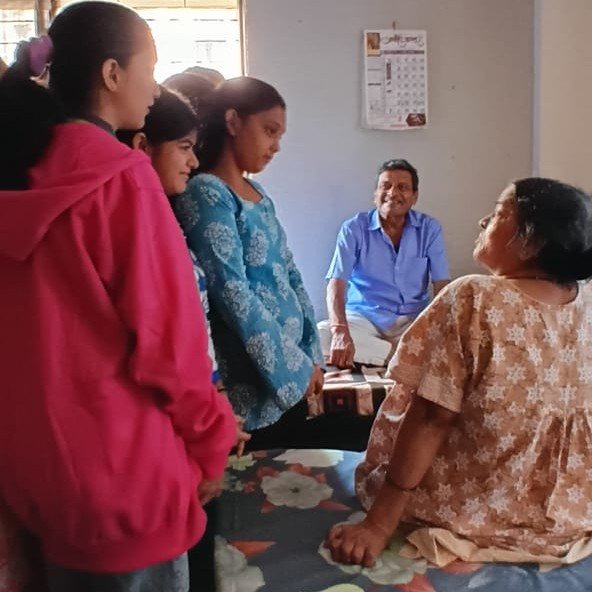 Visit to Astha Old Age Home