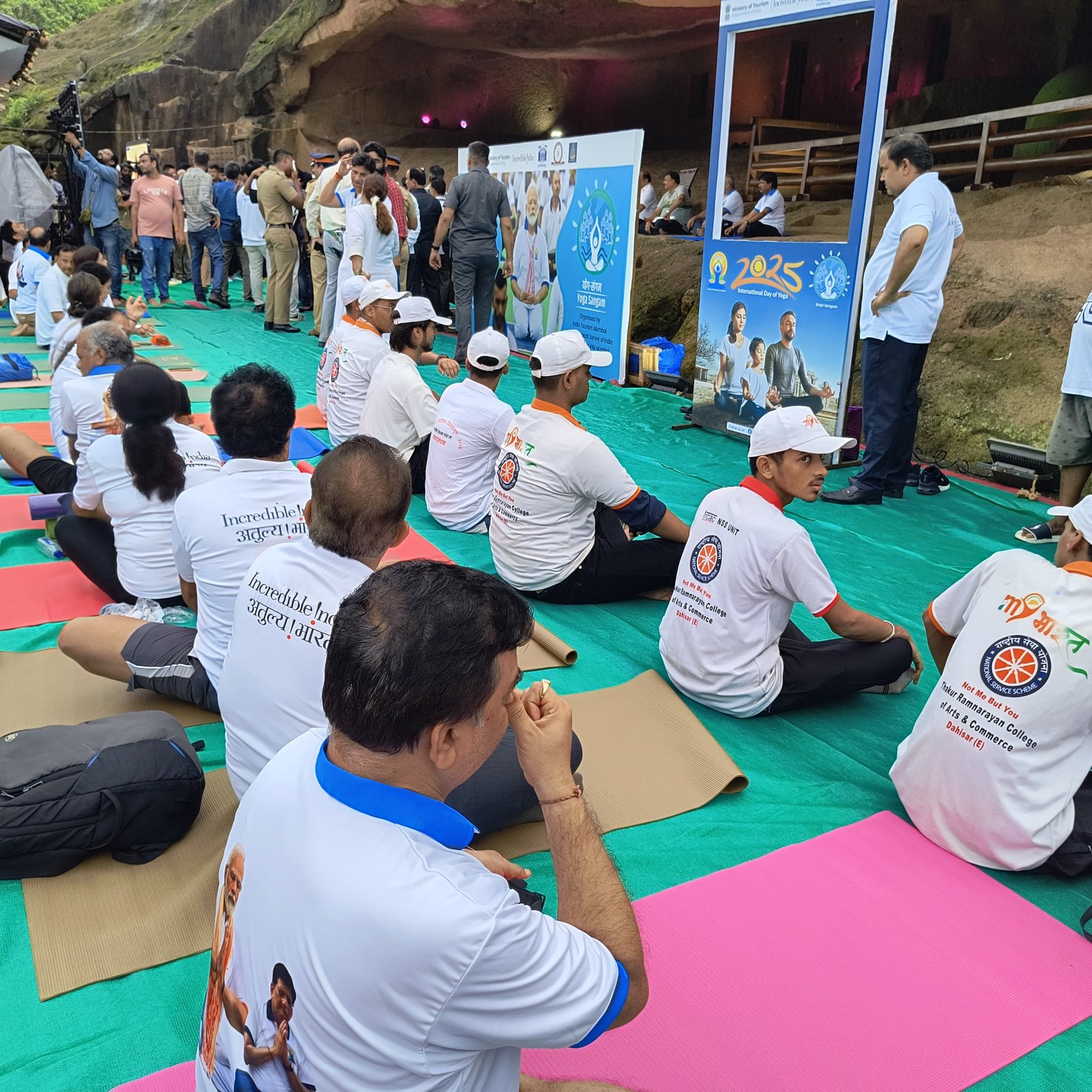 International Yoga Day - Kanheri Caves