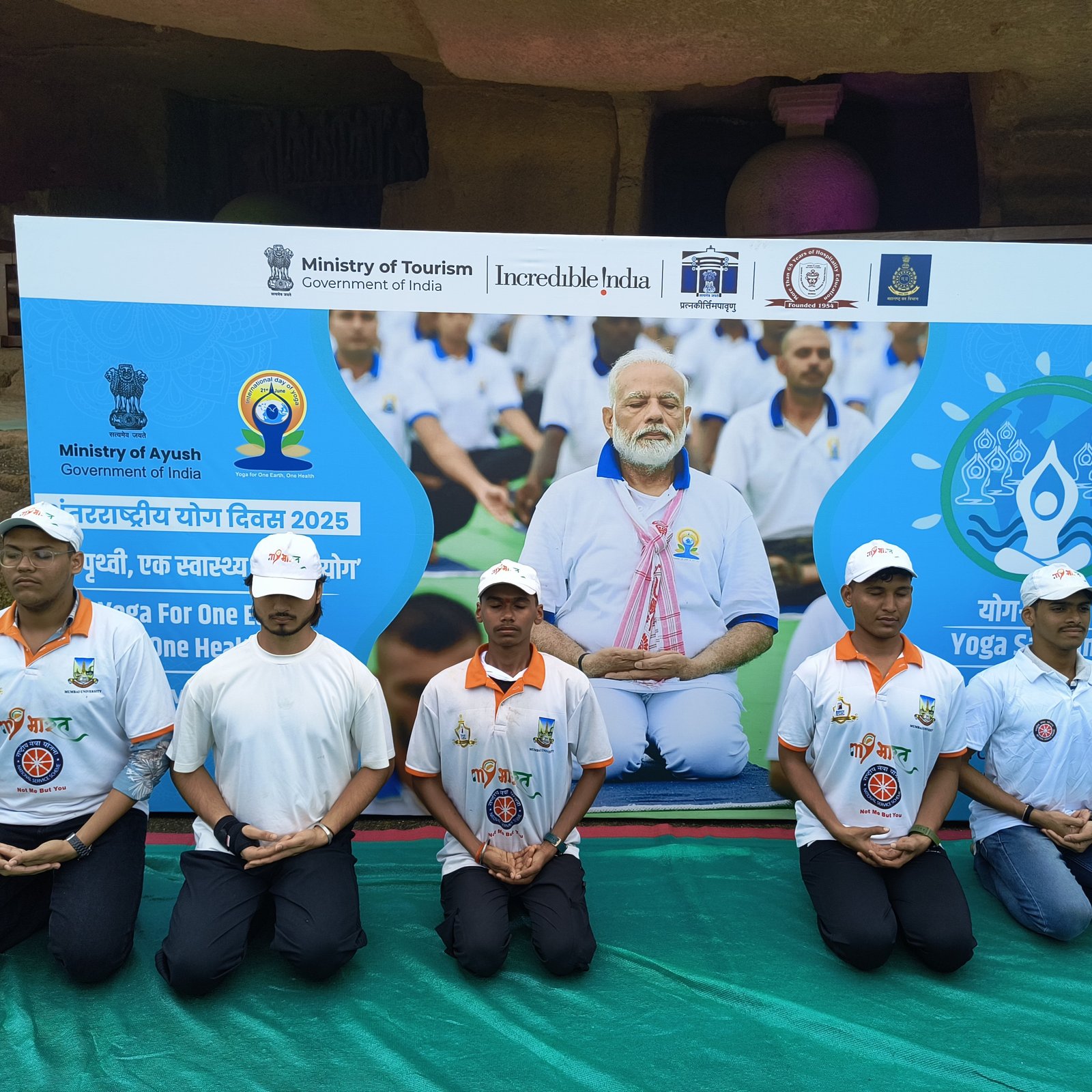 International Yoga Day - Kanheri Caves