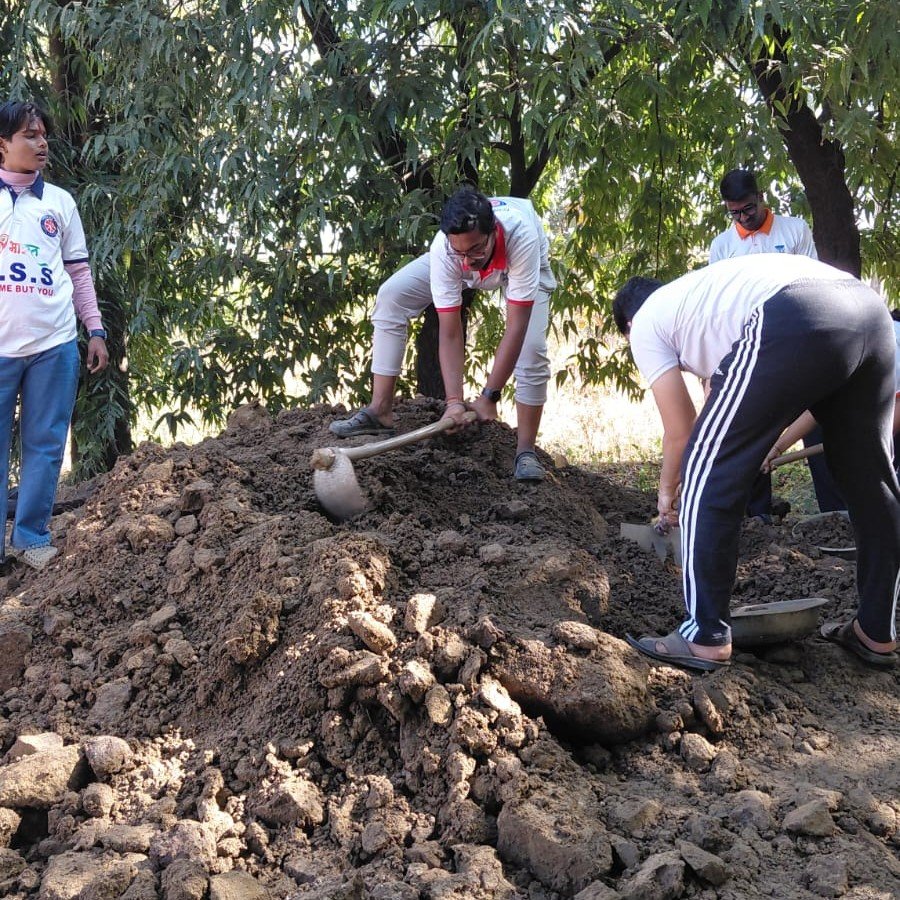 NSS Special Camp – Shramdaan Activity: Road Making