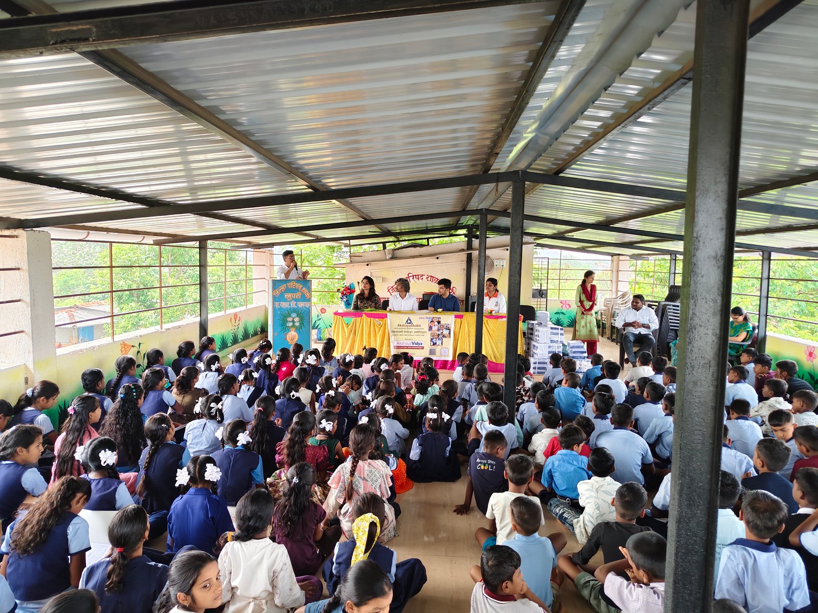 Reaching Every Child, Inspiring Every Dream- AkshayVidya Notebook Distribution Drive