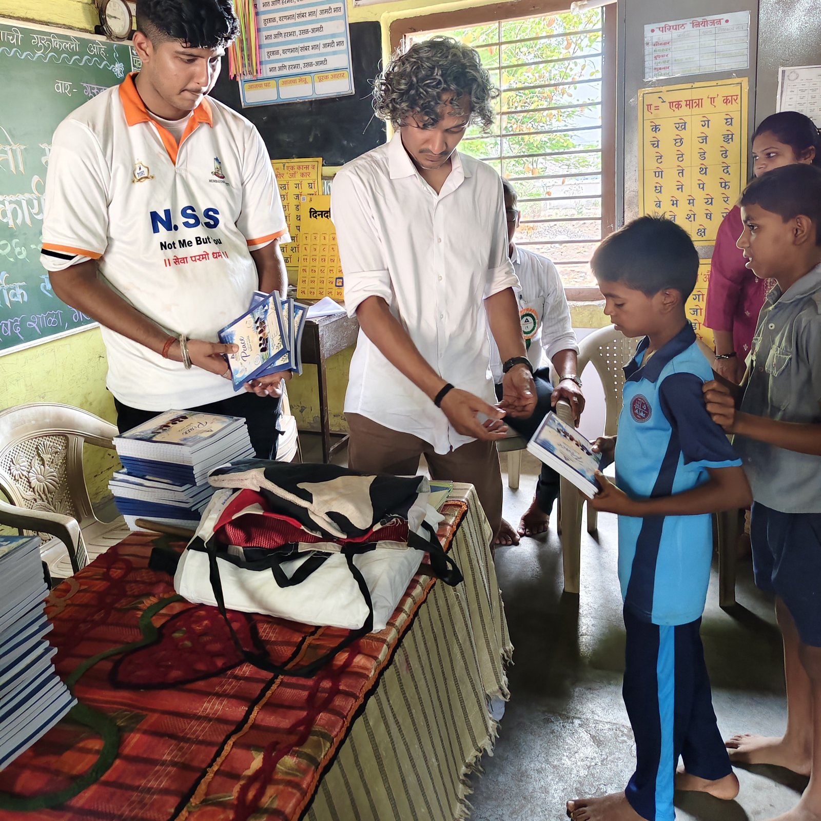 Reaching Every Child, Inspiring Every Dream- AkshayVidya Notebook Distribution Drive