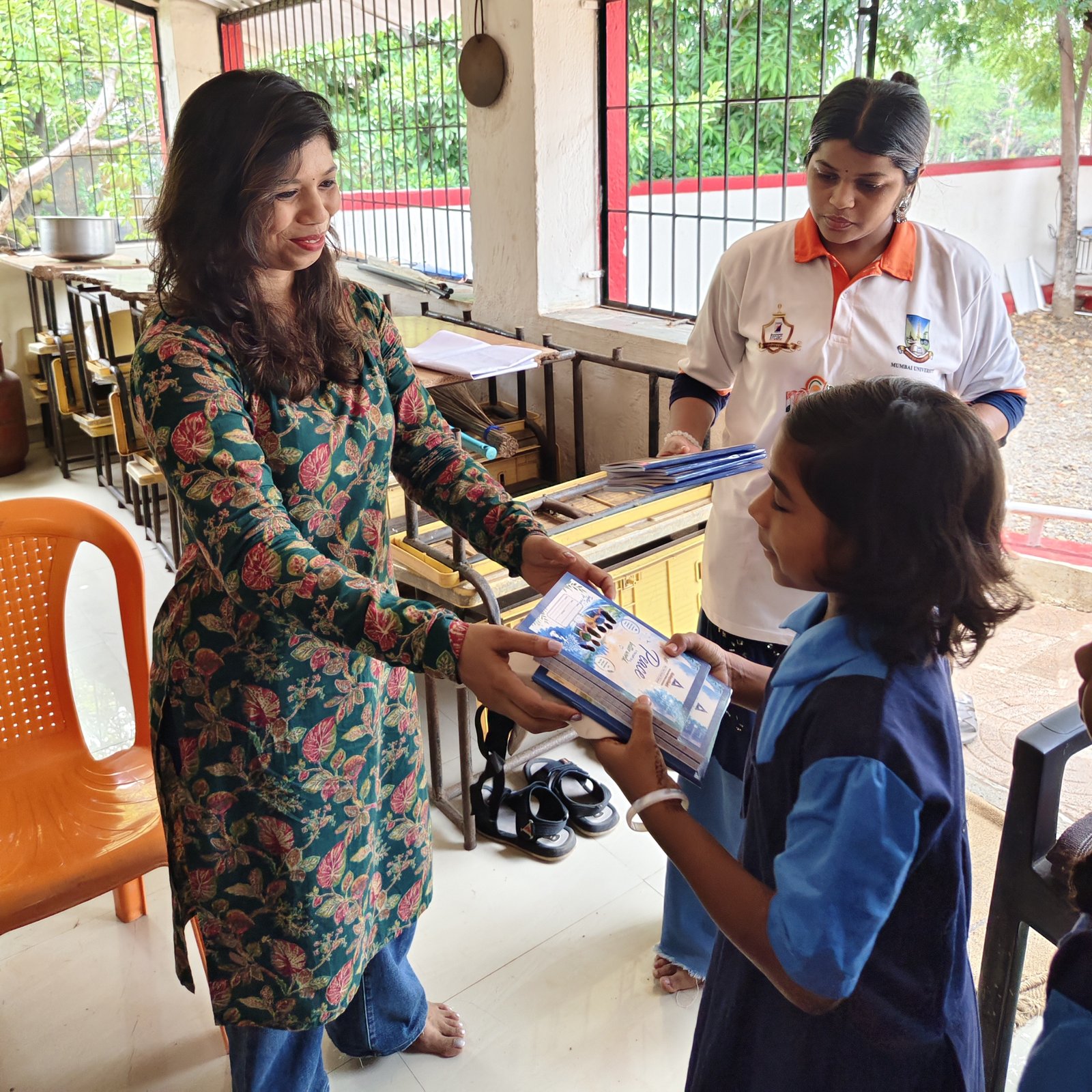 Reaching Every Child, Inspiring Every Dream- AkshayVidya Notebook Distribution Drive